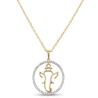 18KT Gold Ganesha Aura Pendant