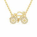 Vintage Bicycle 18KT Gold Plated Pendant