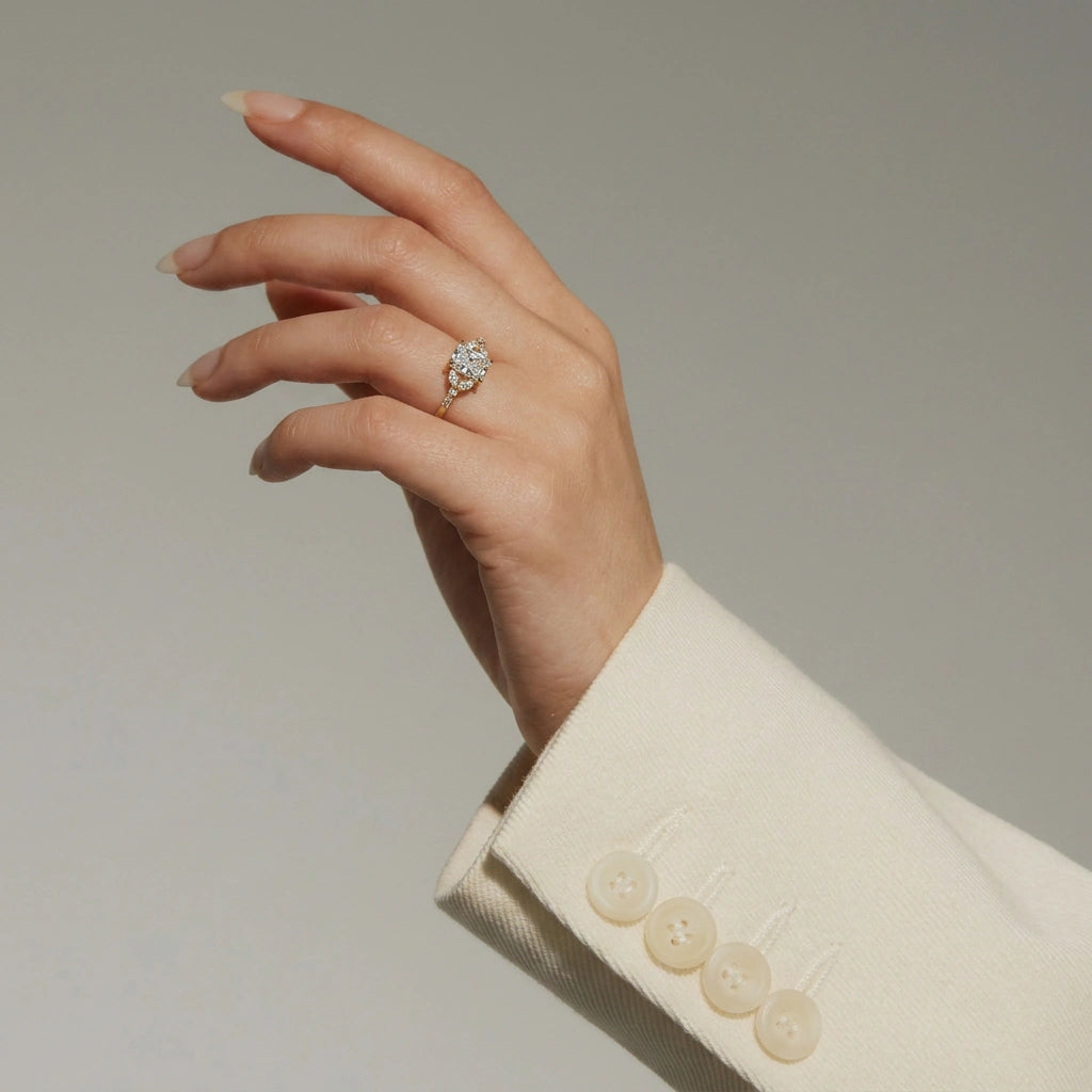 Regal Radiance 18KT Gold Plated Ring