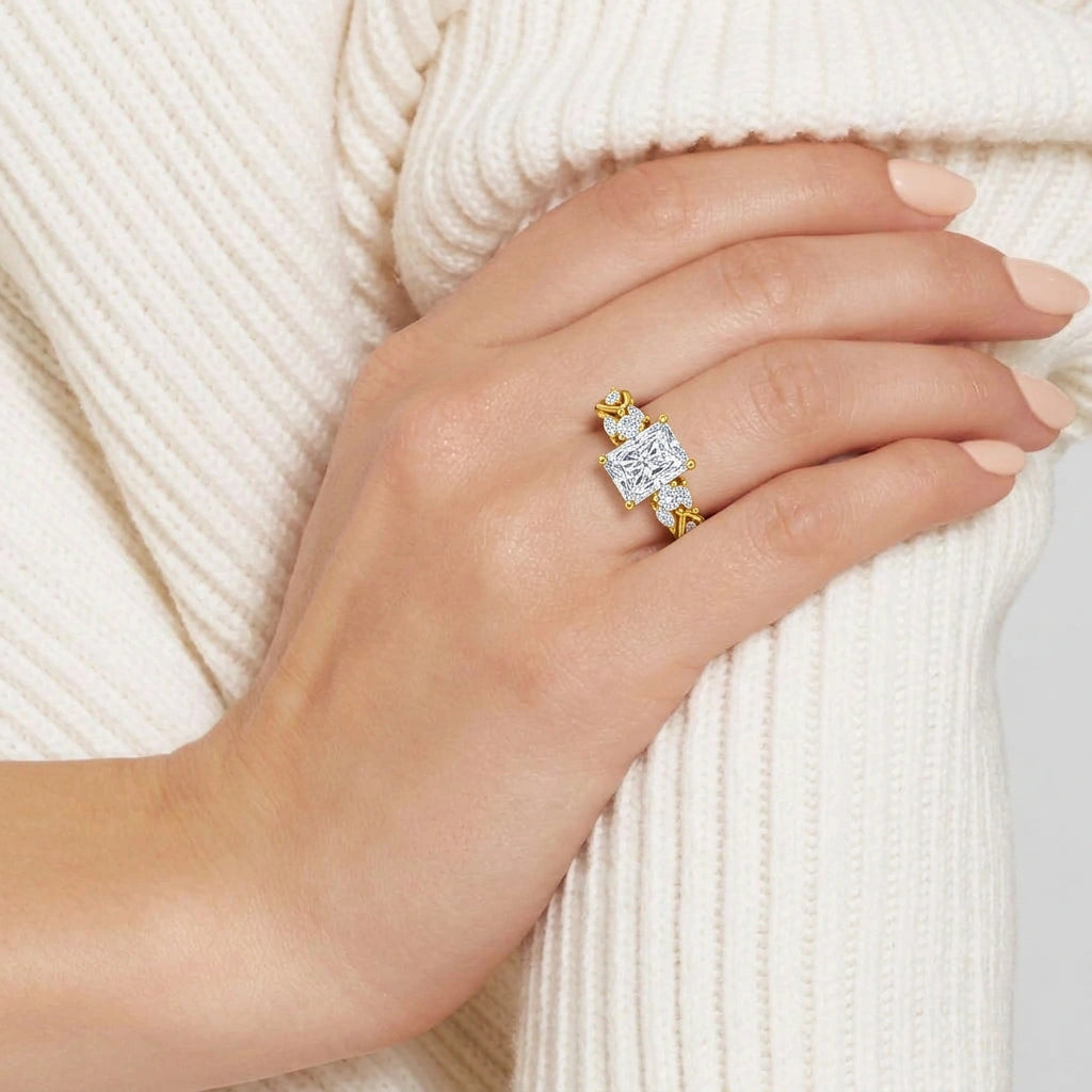 Majestic Emerald 18KT Gold Plated Ring