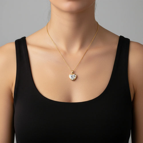 Eternal Heart 18KT Gold Plated Pendant