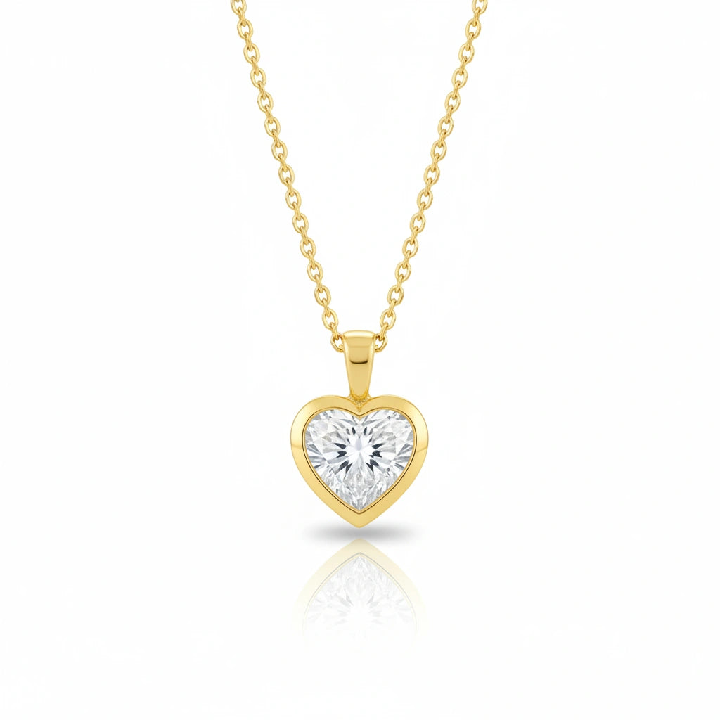 Eternal Heart 18KT Gold Plated Pendant