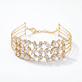 Gold Marquis Lattice Bracelet