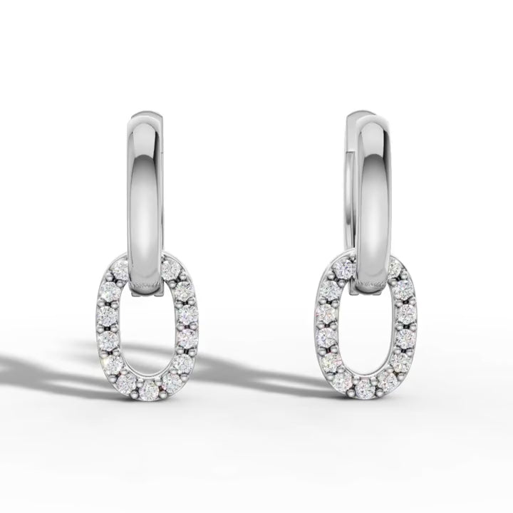 Circular Drop Earrings