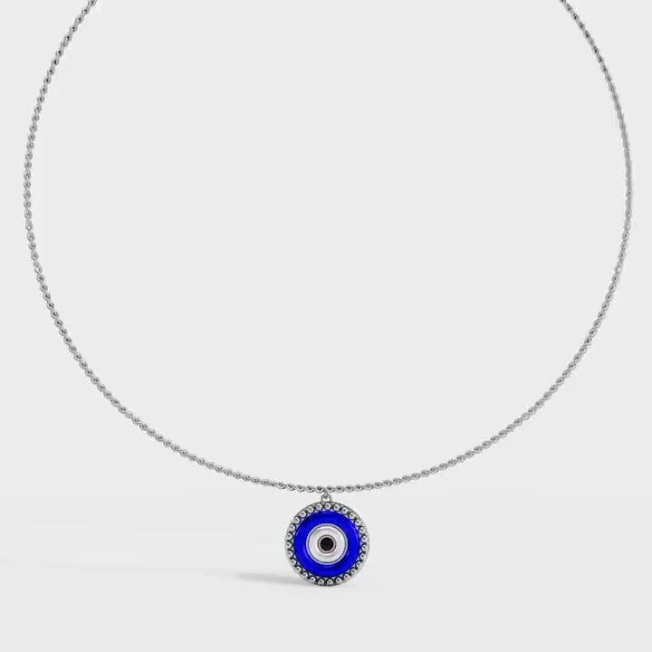 Evil Eye Drop anklet