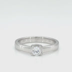 Silver Eternal Spark Solitaire Ring