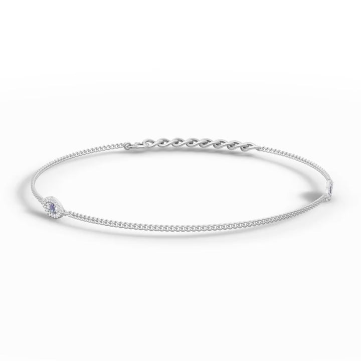 Minimalist Multiple Evil Eye Anklet