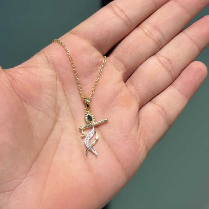 Krishna Flute 18KT Gold Plated Pendant