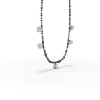 Black Beads and Diamond Mangalsutra - 92Five